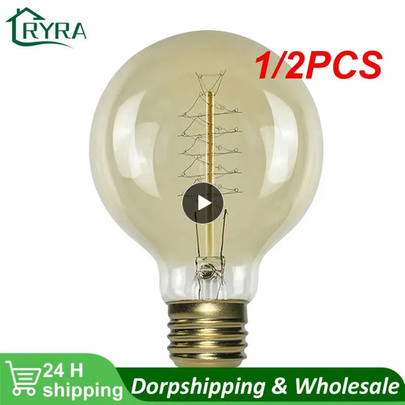 

1/2 шт., энергосберегающая лампа накаливания в стиле ретро