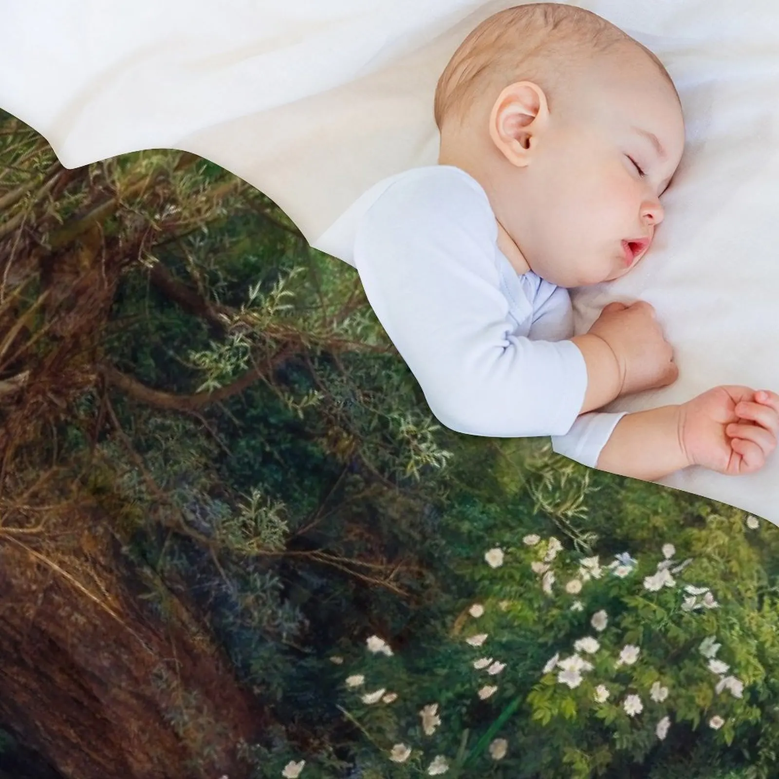 Офелия - John Everett Millais Плед Кровать для младенцев Одеяла