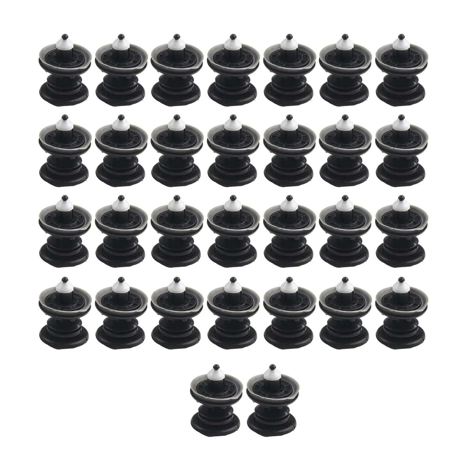 30pcs Auto Fastener Clip Interior Door Panel Push Type Clips Car Trim For PassatBus T5 Taureg 7L6868243