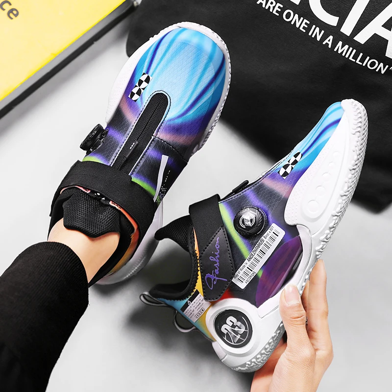 Модные мужские дизайнерские кроссовки вулканизированная обувь баскетбольная