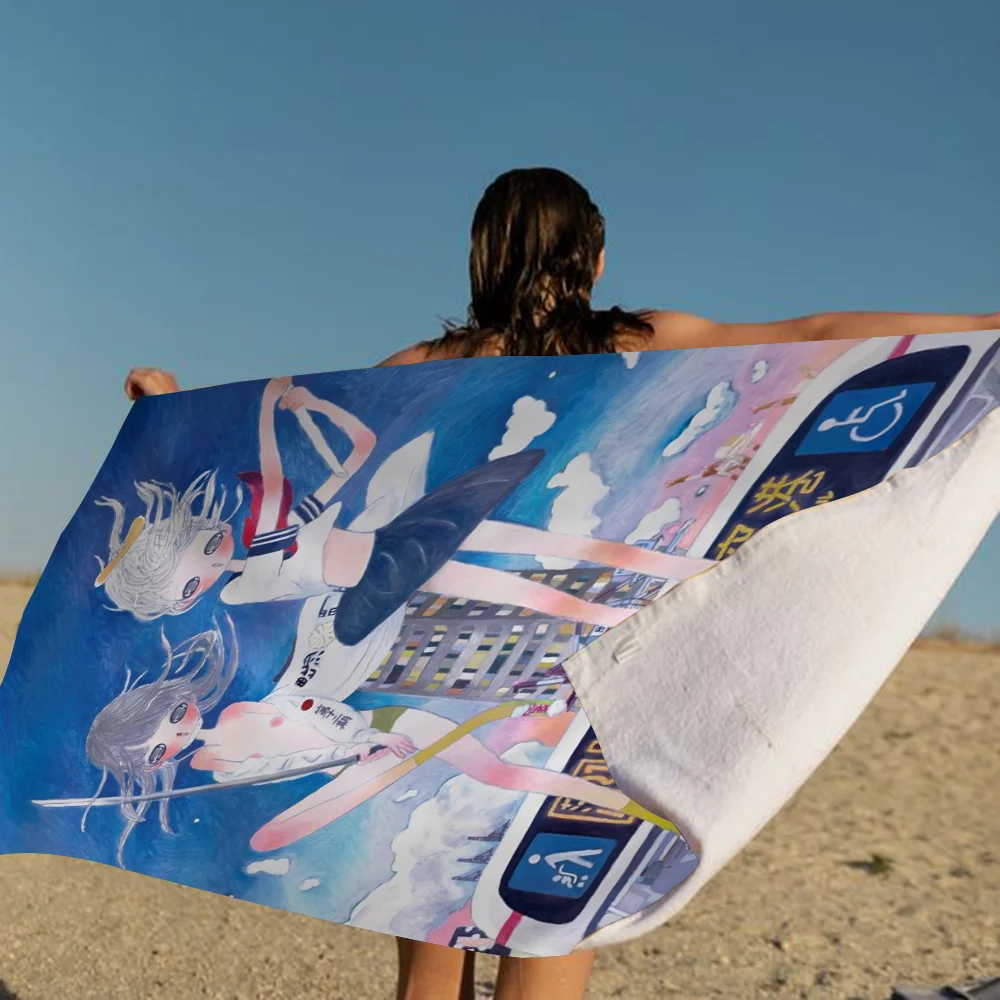 Anime A-Aya T-Takano.jpg Microfiber Beach Towel Absorbent Quick Dry Soft Yoga Swimming Resort Mountain Climbing