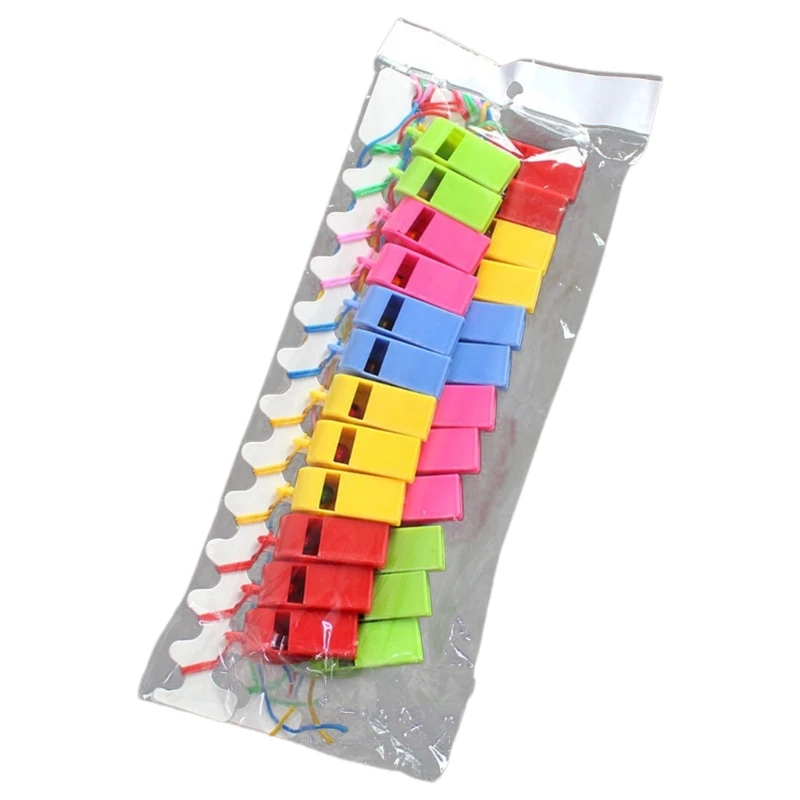 

Set of 24 Dogs Training Whistle for Pet Recall Whistle Command MultiColored