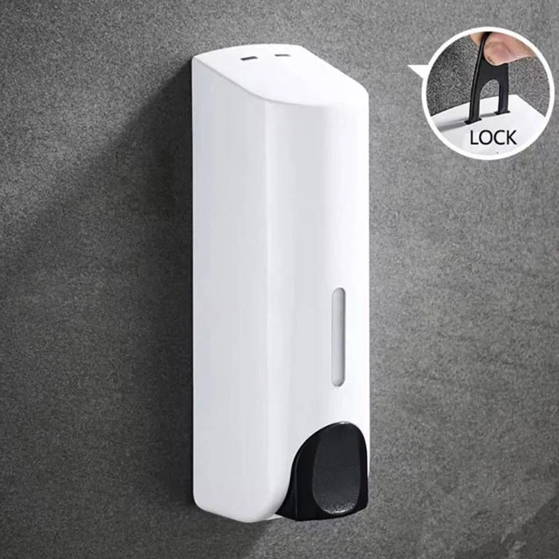 

Soap Dispensers Wall Mount Shower Pump Hand Gel Dispenser Home Liquid Dispenser