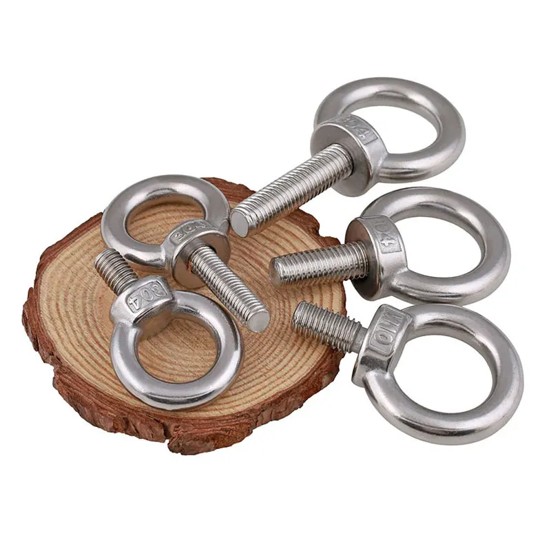 

304 stainless steel ring screw extension bolt O-ring lifting screw M3M4M5M6M8M10M12-M36