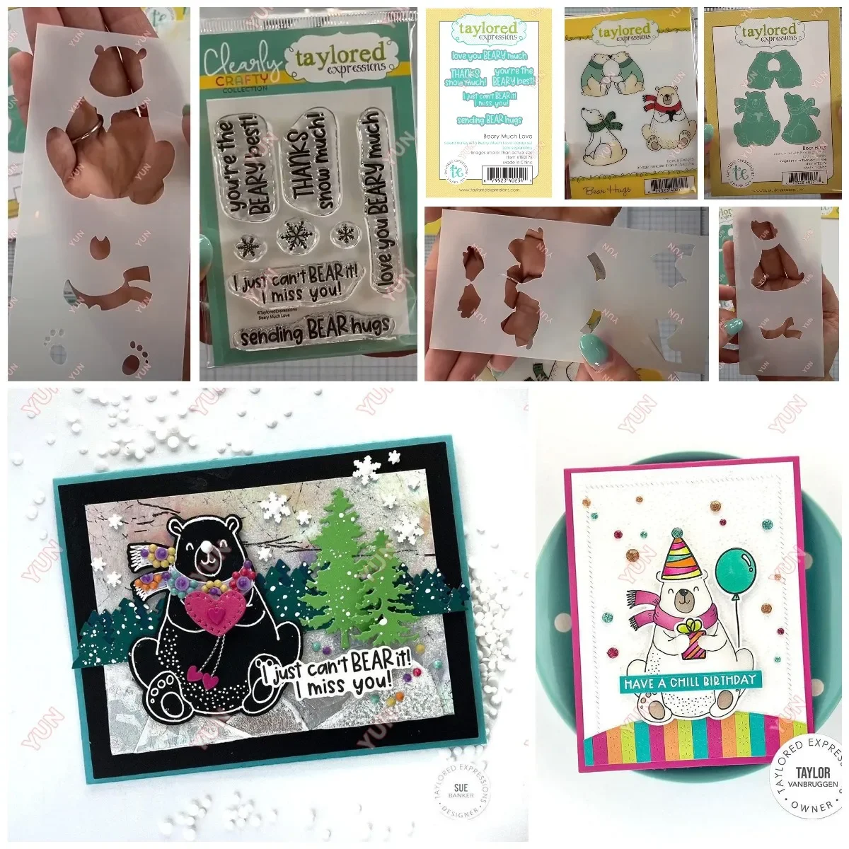 Новые вырубные штампы и рождественские многослойные трафареты скрапбукинг