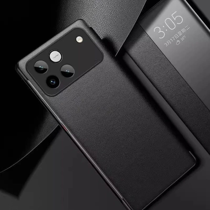 Фото Чехол для Honor Win 5G с прозрачным окном, флип-чехол из искусственной кожи для Honor Win RT, чехол для телефона HonorWin Fundas №1