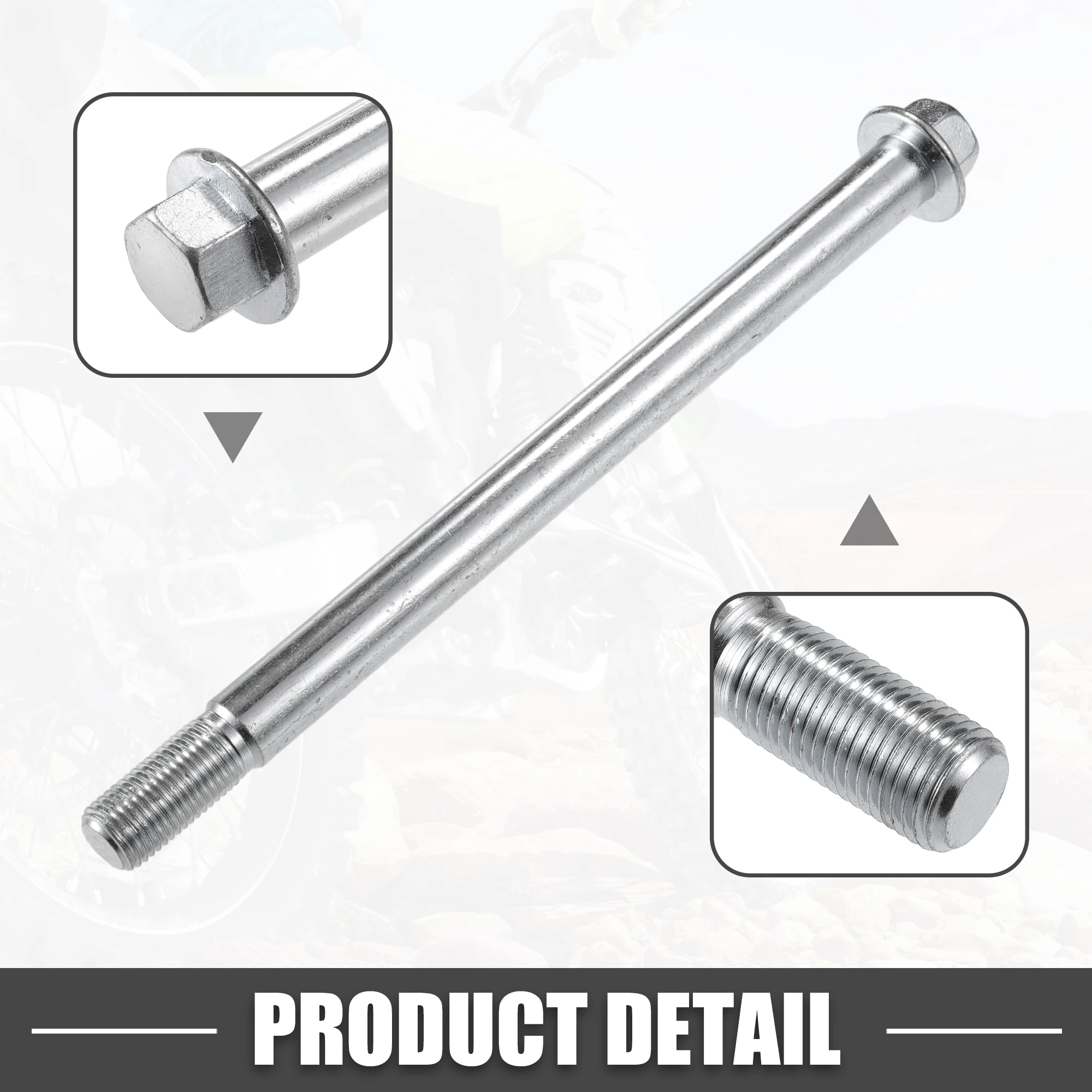 X Autohaux 1 комплект Передняя Задняя ось ATV с втулкой и винтовым болтом M14 205 мм 210 215 220