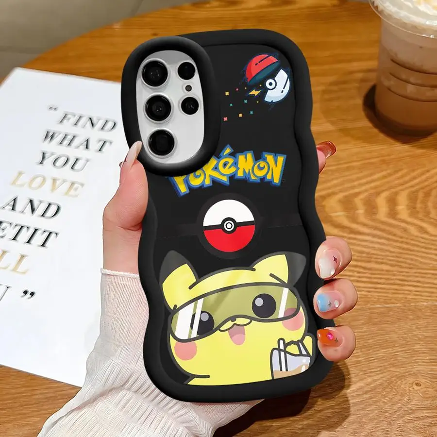 Чехол для телефона P-Pokemon P-Pikachu Samsung Galaxy S23 S24 Ultra S20 S21 FE A25 A32 A22 A23 A24 A33 A53 A54 A73 4G 5G