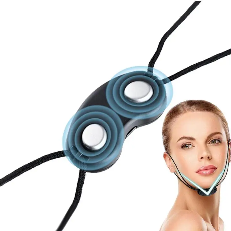 

Двойной редуктор подбородка, интеллектуальные V-образные инструменты для массажа лица, портативный интеллектуальный V-образный Массажер дл...