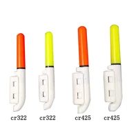 10 pcslot night fishing electronic light stick clip on telescopic rod cr322 cr425 battery waterproof glowing lamp b588