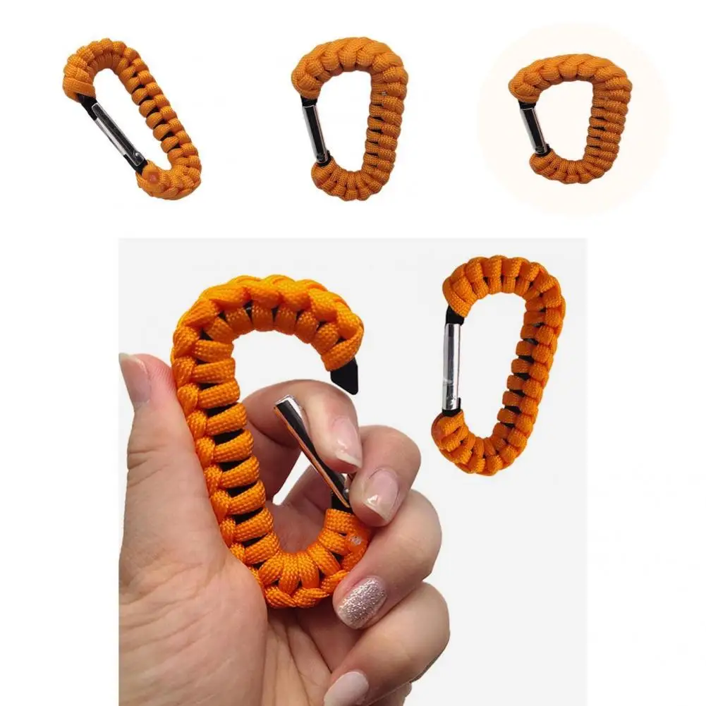 Практический брелок карабин Mini с высокой твердостью, ударопрочный карабин, карабин, карабин из парашютов