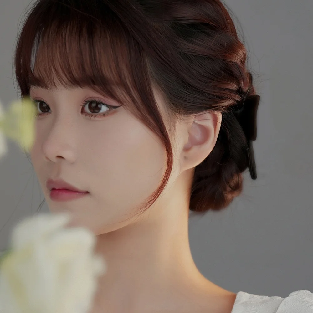 S999 серьги-гвоздики для ушей из чистого серебра с бантом всего тела женские