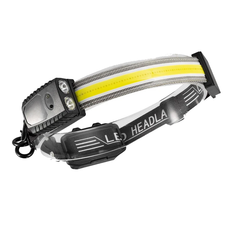 

1 Piece COB XPE Head Light Lamp Induction Headlight With Built-In Battery Fishing Running Glare Headlight Battery Version