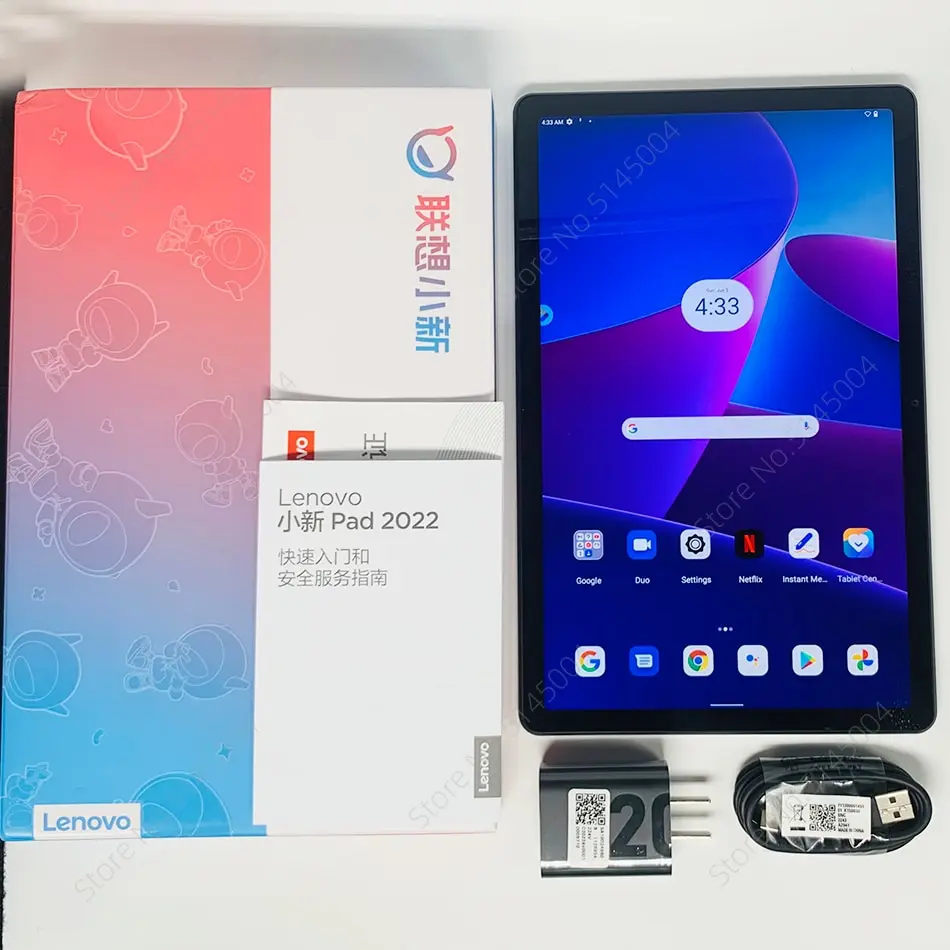 Планшет Lenovo Tab Xiaoxin Pad глобальная прошивка экран 2022 дюйма 64 ГБ 10 6 Восьмиядерный