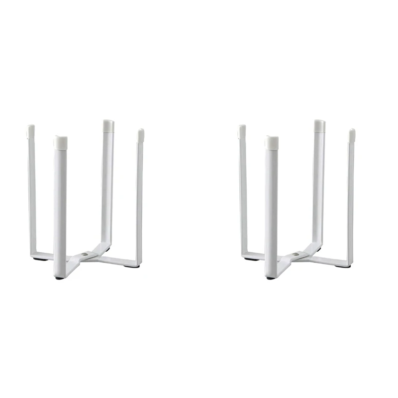 

Bottle Drying Rack, Space Saving Plastic Bag Dryer Holder Garbage Stand Multi Purpose Drying Rack, White 2 Pcs