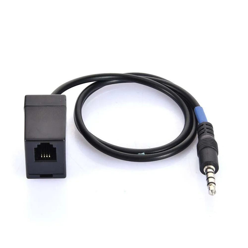 3.5mm Male Jack To RJ9 4P4C Female Adapter Extension Cable Cisco Telephone Line 3.5mmTRRS Rotation RJ9 Adapter Cable