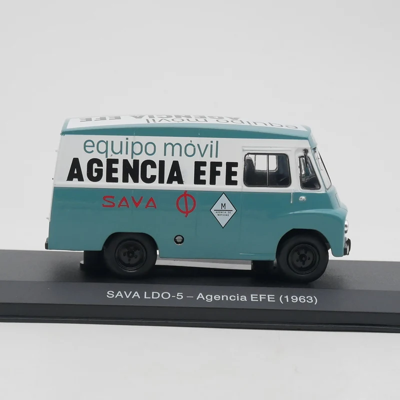 Фото Ixo 1:43 SAVA LDO-5 Agencia EFE 1963, литой под давлением автомобиль, металлические модели игрушечных транспортных средств №2
