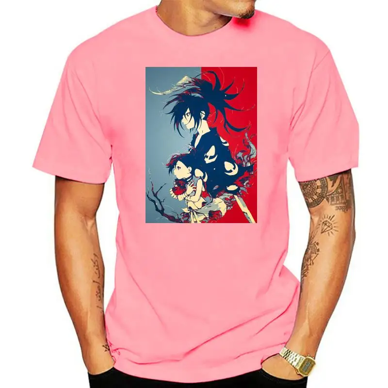 

Vintage Dororo And Hyakkimaru Hope T-Shirts Men Round Neck 100% Cotton T Shirts Short Sleeve Tee Shirt Gift Idea Clothes