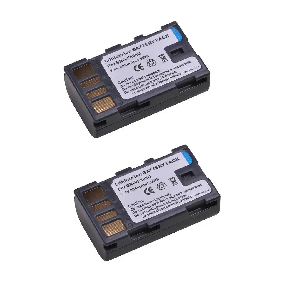 Батарея PowerTrust BN-VF808U Bateria VF8008 Battery+Charger for JVC GZ-MG575 GZ-MG555 GR-D740 GR-D745 GR-D750 GZ-MG130 GZ-MG135 GZ-MG255