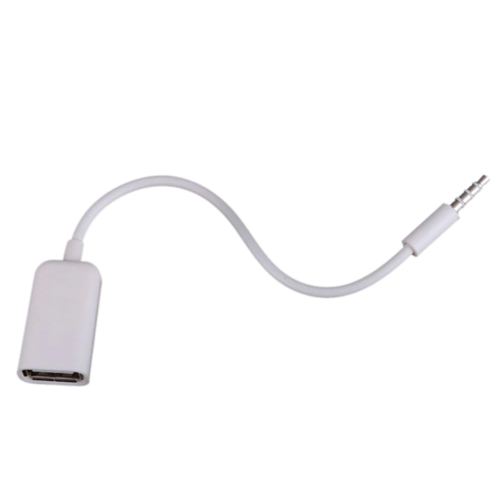 Кабель-адаптер для передачи данных с разъемом USB Мама на разъем AUX 3 5 мм папа