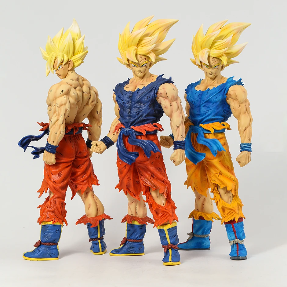 

43cm Dragon Ball Z Super Saiyan Son Goku GK Statue Collectible Figure Model Toy