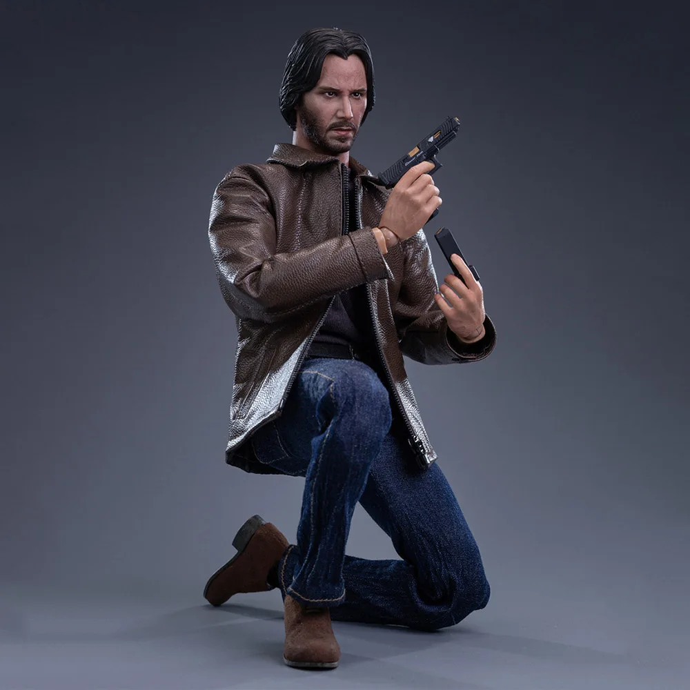 

In Stock SWTOYS FS043 1/6 The Killer John Keanu Reeves Figure Model 12'' Male Soldier Action Doll Full Set for Fans Collectible