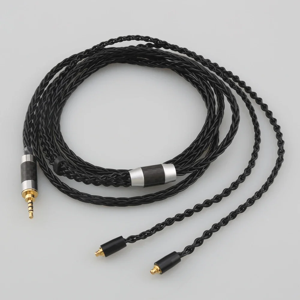 HiFi 26AWG 152-ядерные посеребренные наушники MMCX для SENNHEISER IE300 IE900 AKG N30 N40 N5005