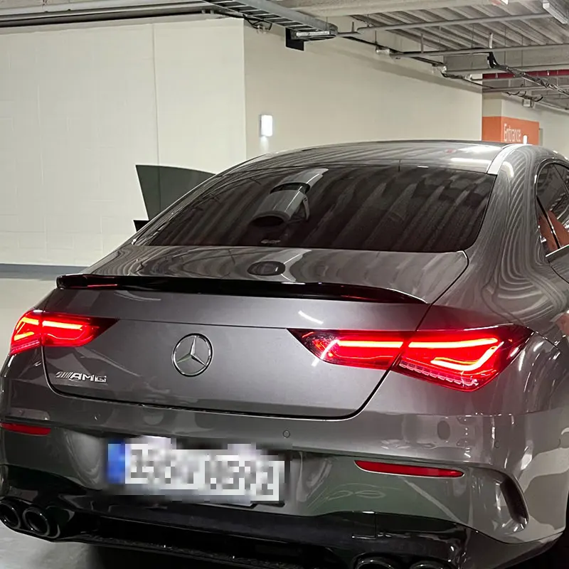 

For Mercedes-Benz CLA-Class C118 Spoiler W118 2019 to 2022 CLA-Class CLA250 CLA200 CLA220 ABS Plastic Primer Color Rear Spoiler