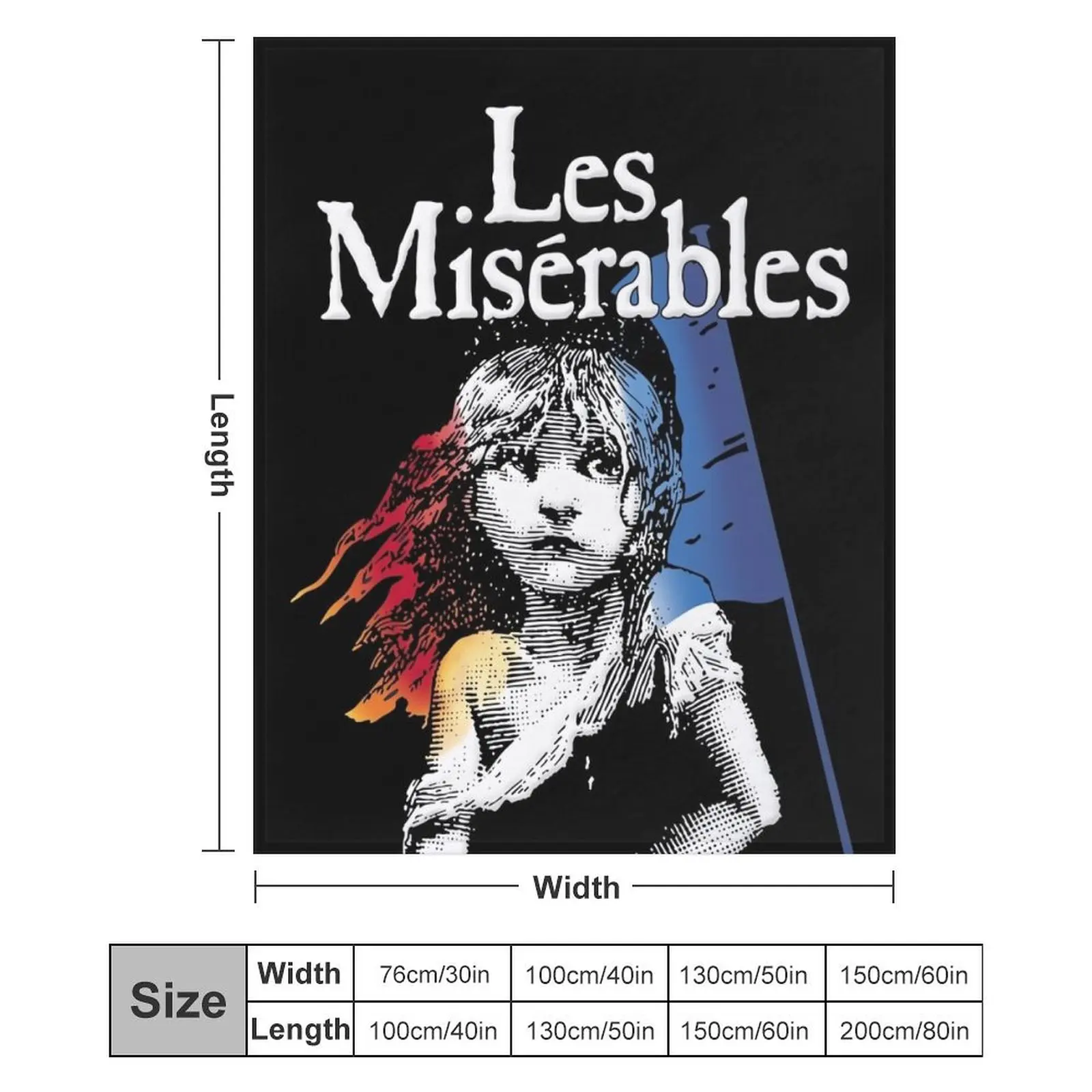 Les Miserables - Misérables Плед для дивана Тонкие одеяла в стиле аниме