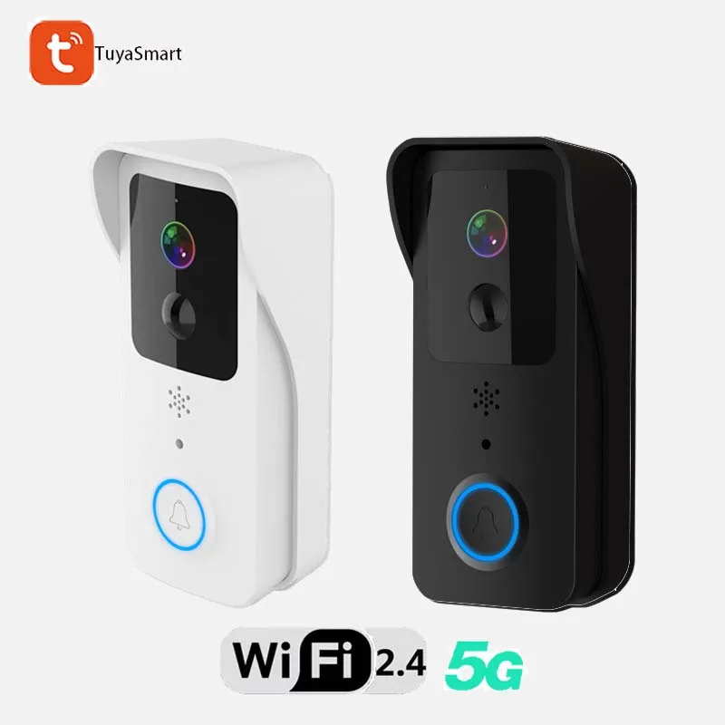 Tuya Smart Home Security Protection WIFI Wireless Doorbell Intelligent Video Intercom Outdoor Waterproof Door Bell Camera