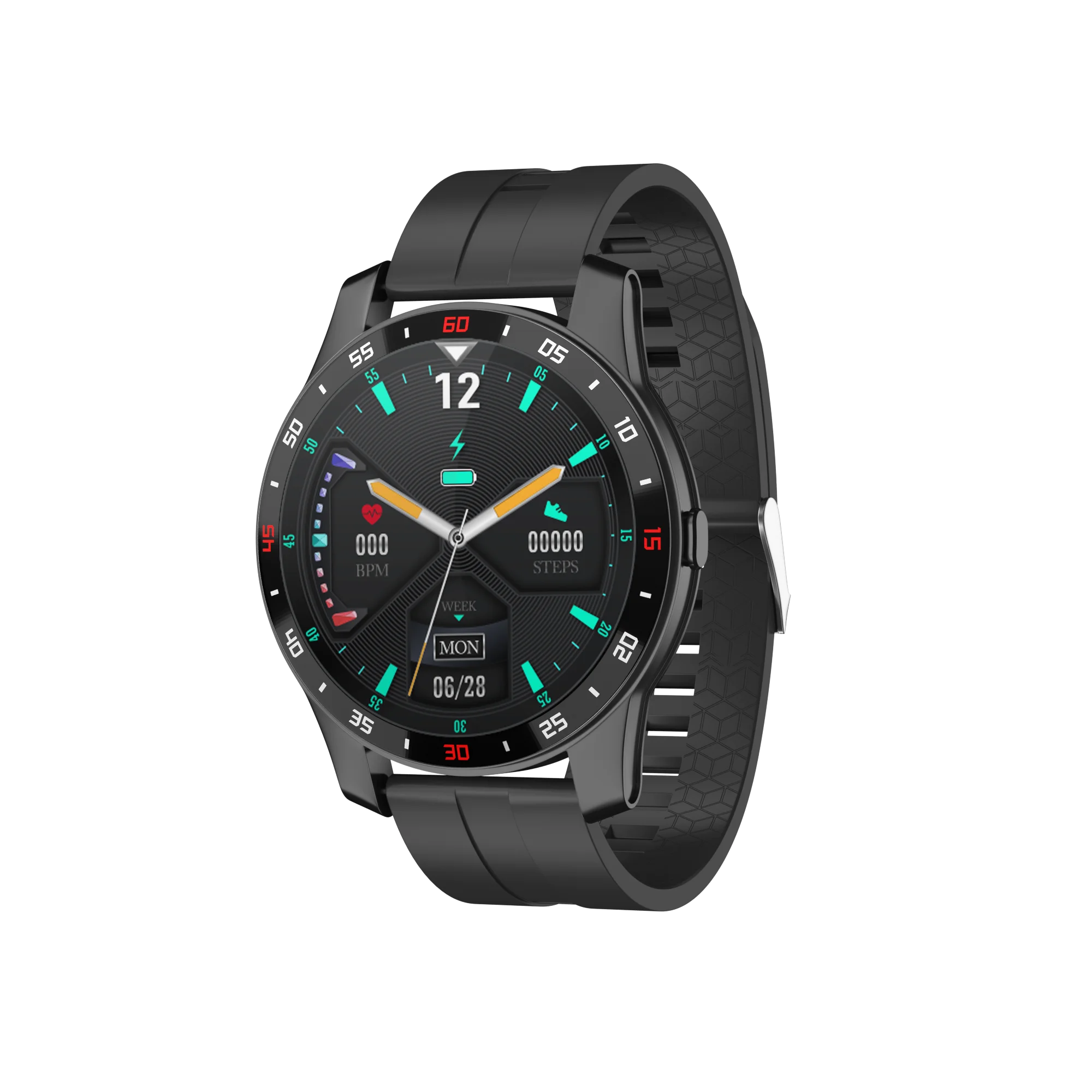 

2022 Smart Watch 1.28 Inch 240*240 Fitness Sleep Heart Rate Blood Pressure Monitor IP67 Waterproof Smart Watch