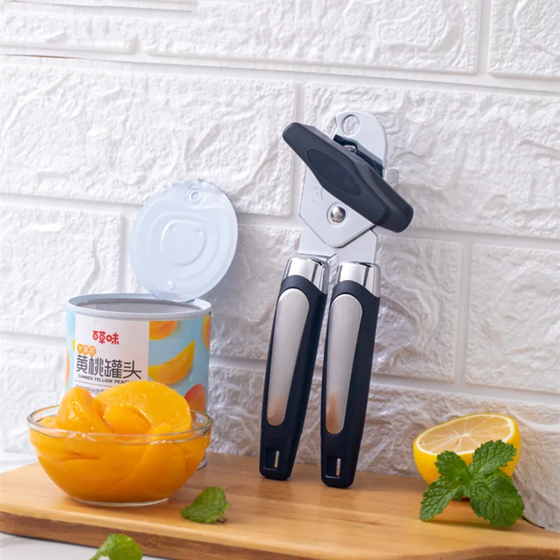 

Консервный нож из нержавеющей стали, консервный нож, ручной инструмент, три в одном, многофункциональная открывалка для пива, открывалка для бутылок, открывалка для вина