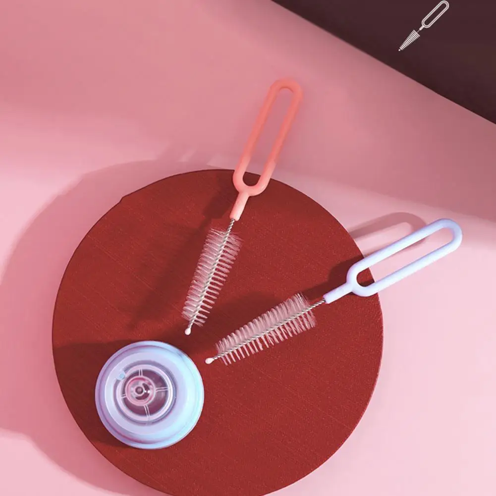 

Baby Bottle Brush Convenient Sturdy Anti-rust Pacifier Brush Ergonomic Multi-purpose Pacifier Brush