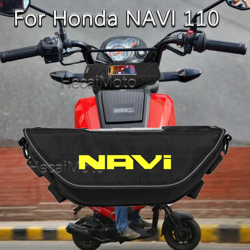 

Motorcycle accessory Waterproof And Dustproof For Honda NAVI110 NAVI 110 COLSRS Handlebar Storage Bag navigation bag