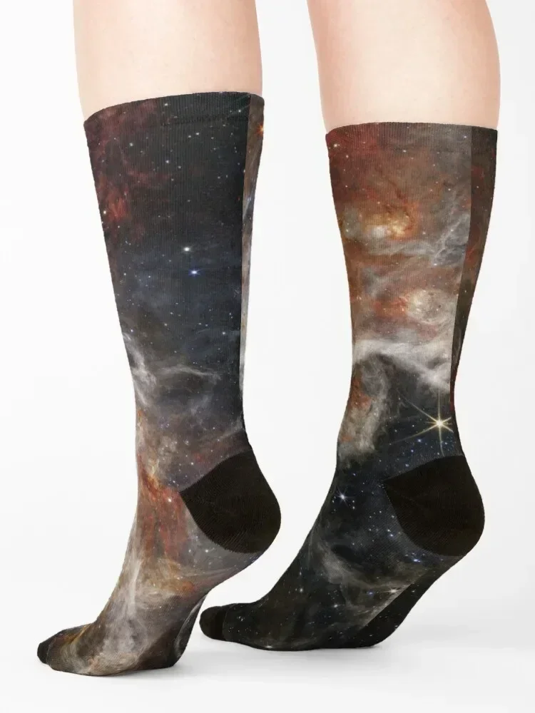 Тарантула Туманность JWST NIRCam Image Stars Galaxy Великолепные носки Новогодний забавный