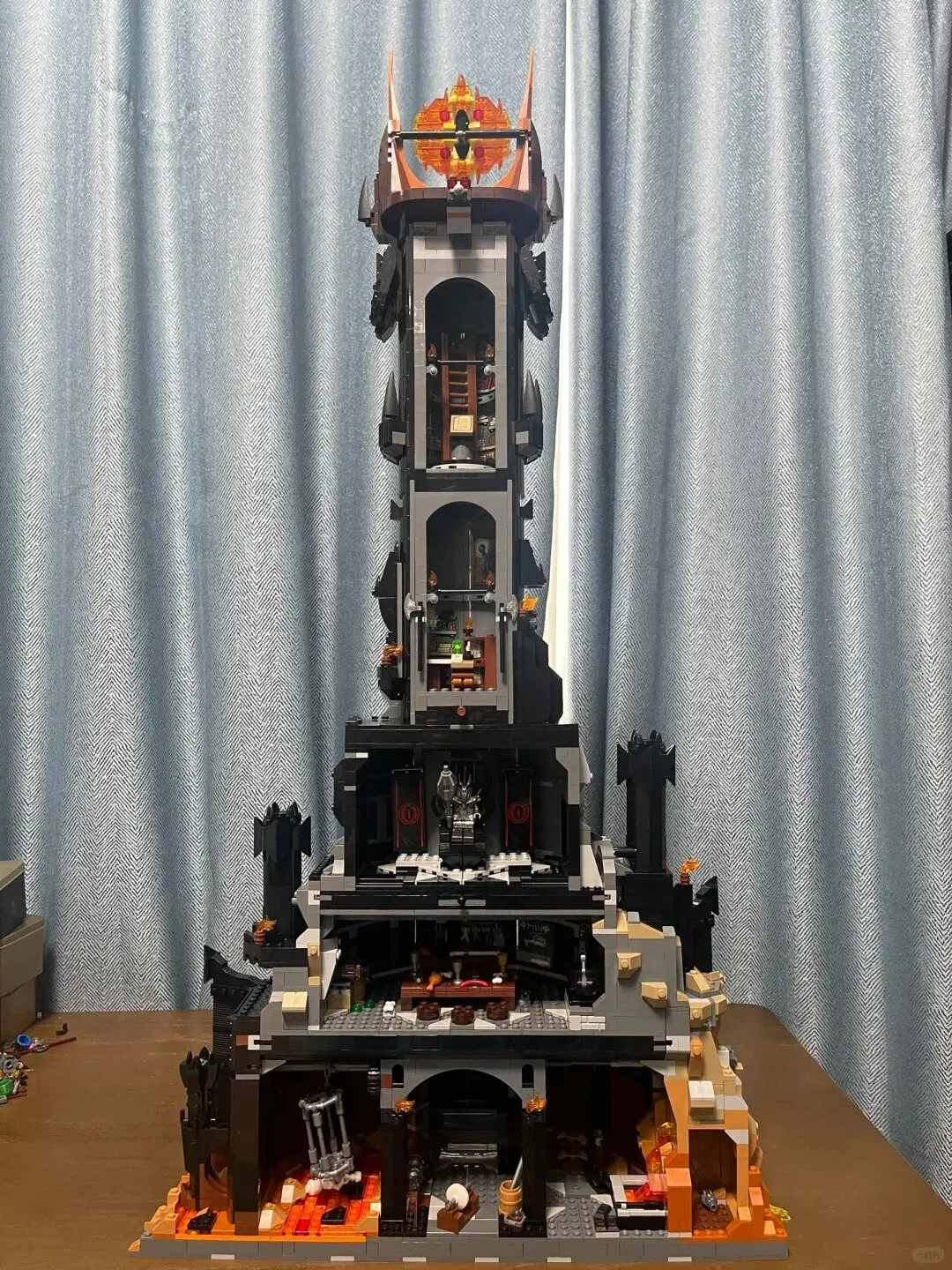 5471 шт. новинка 2024 года 10333 черная башня темная модель строительные блоки комплект