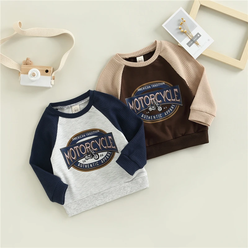 

Свитшот детский с длинным рукавом и надписью, на весну/осень