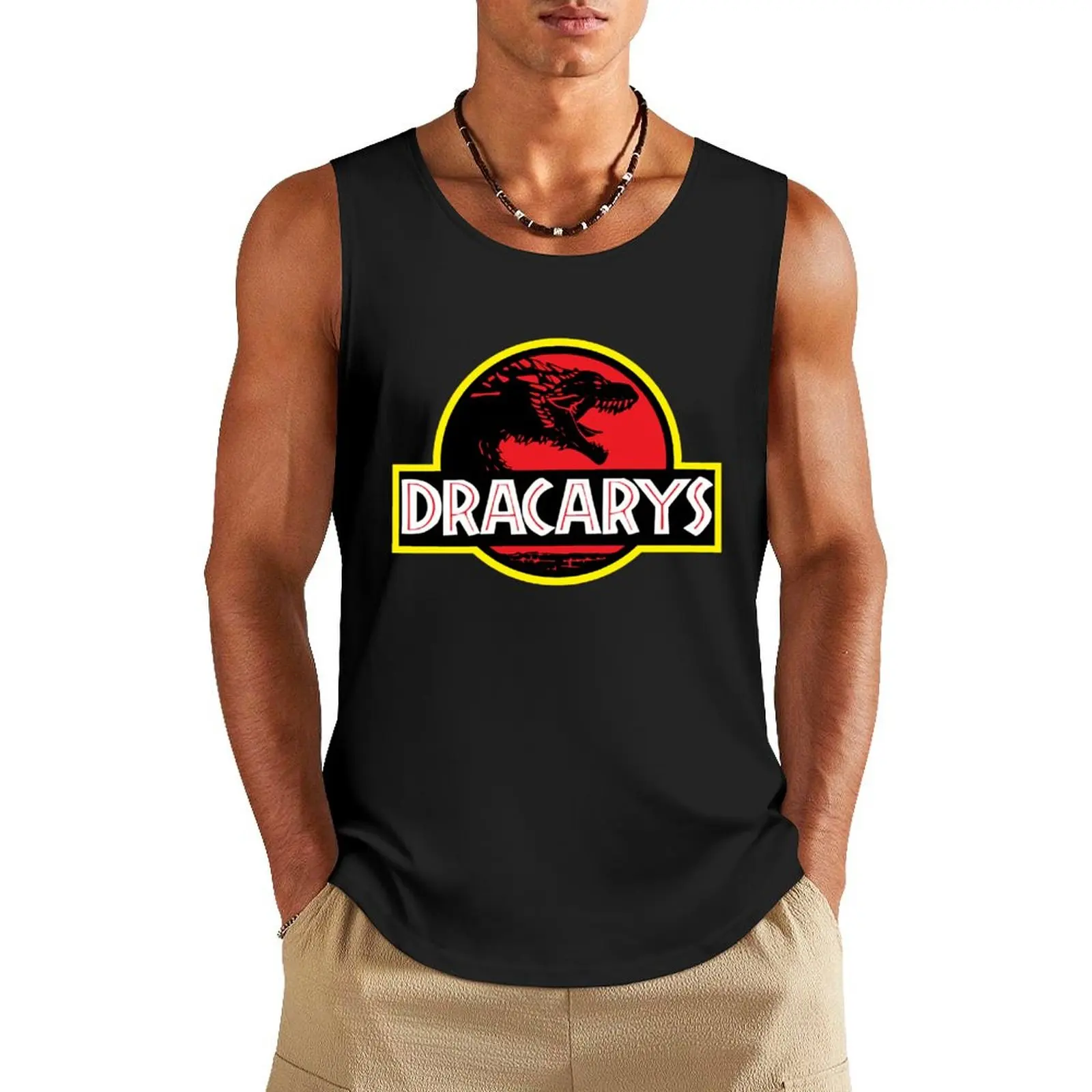 Dracarys Tank Top Мужской жилет Топ без рукавов