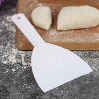 cake knife plastic scraper butter dough cutter diy baking kitchen tools soft scratch boards chocolate shovel tri angle