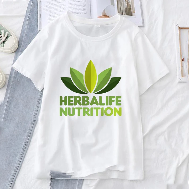 Herbalife питание женские футболки для женщин мужчин трава Графические Ulzzang Футболка