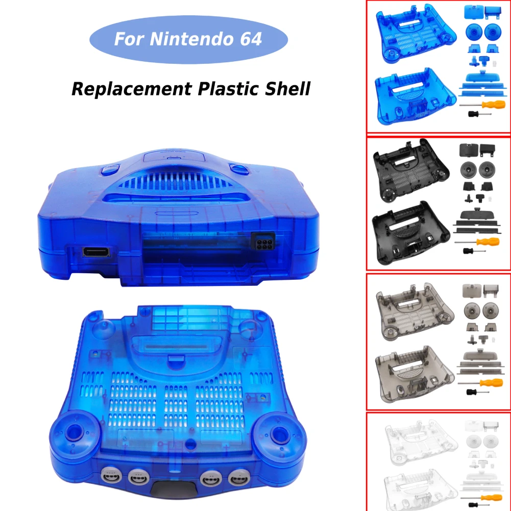 

Полупрозрачный чехол для Nintendo 64 в стиле ретро