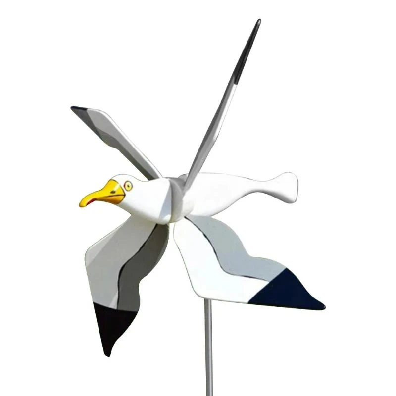 

Cute Whirligig Asuka Series Windmill Seagull Windmill Christmas Gift Garden Creative Decoration Ornament
