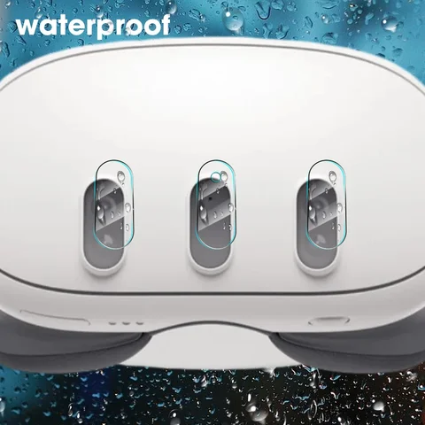 Совместимость с Meta Quest 3, защитная пленка для объектива камеры, улучшенное закаленное стекло, 9H, высокая четкость, защита от царапин, без пузырьков, пленка