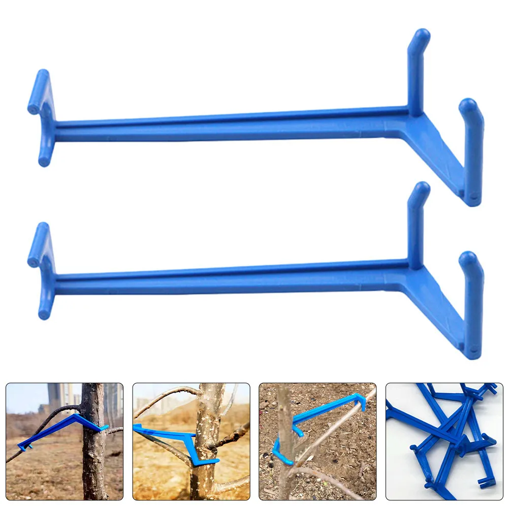 Фото Набор из 10 садовых распорок для ветвей фруктовых деревьев, инструмент для формирования растений, гибкий крюк-держатель, зажим для поддержки, формирователь углов для деревьев №1