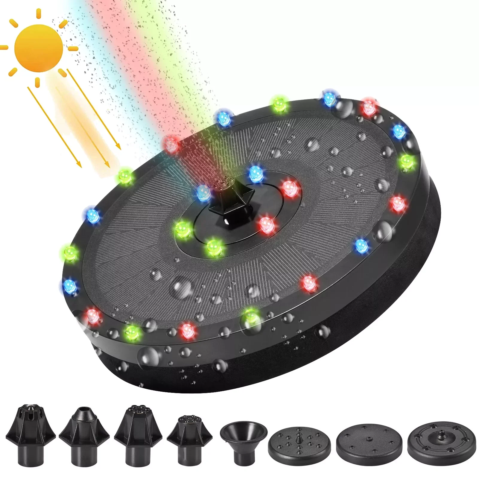 

Плавающий водяной фонтан на солнечной батарее, 9 В/3,5 Вт