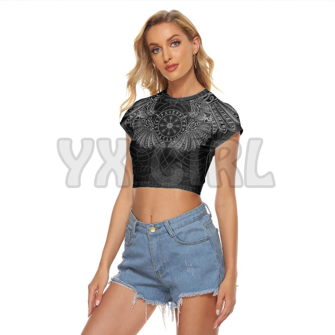 2022 Summer Lips Women's Viking Odin's Celtic Two Ravens Special3D All Over Printed T Shirts Sexy Women For Girl Tee Tops shirts