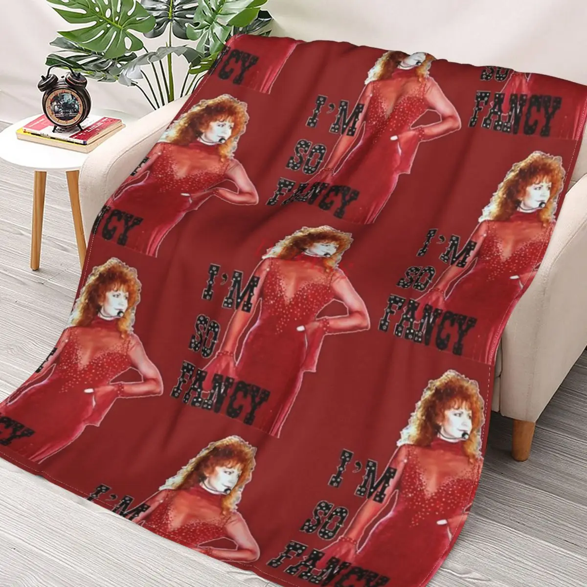 

Reba As Fancy 3D Printed Flannel Throw Blanket
