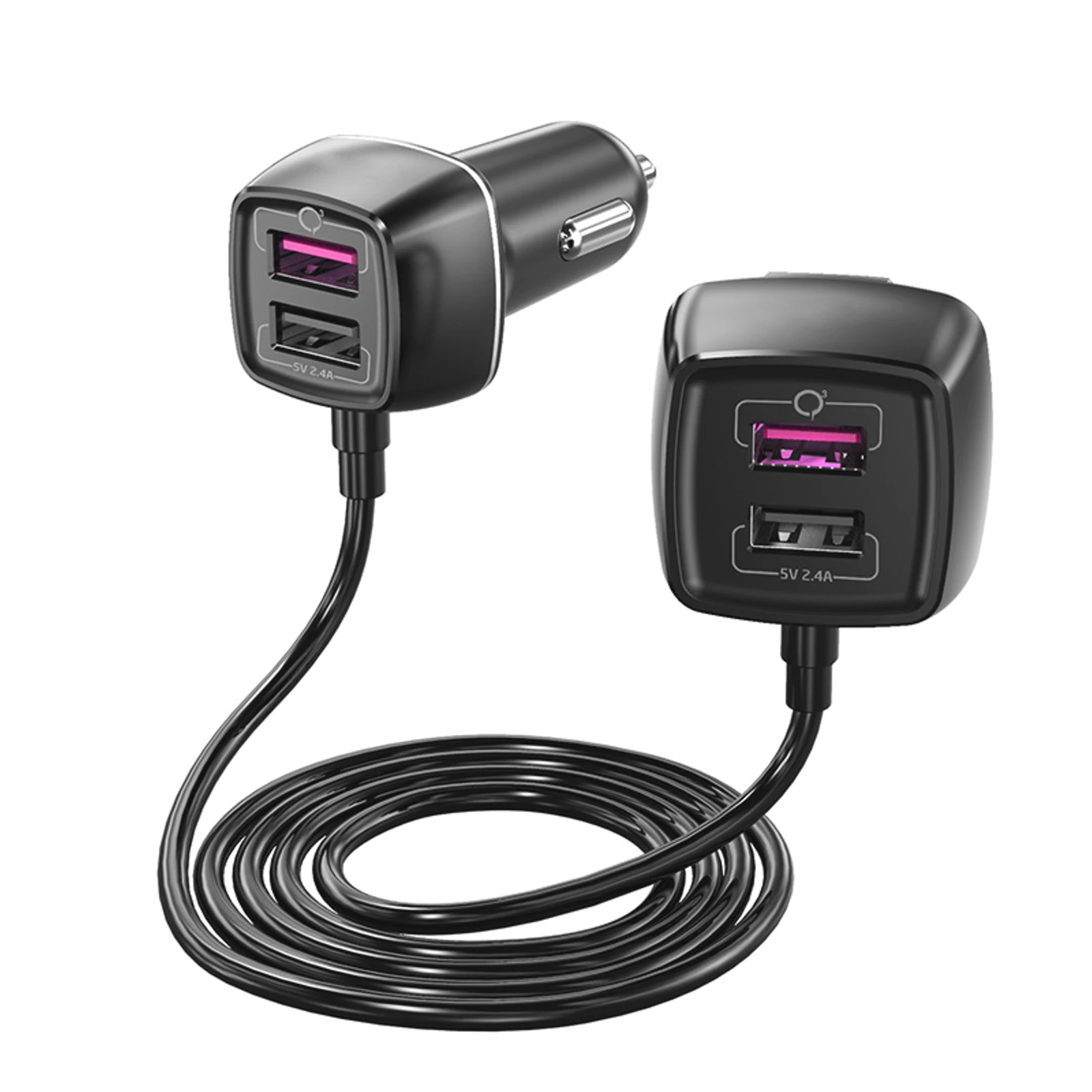 

Автомобильное зарядное устройство Onever с четырьмя USB-портами