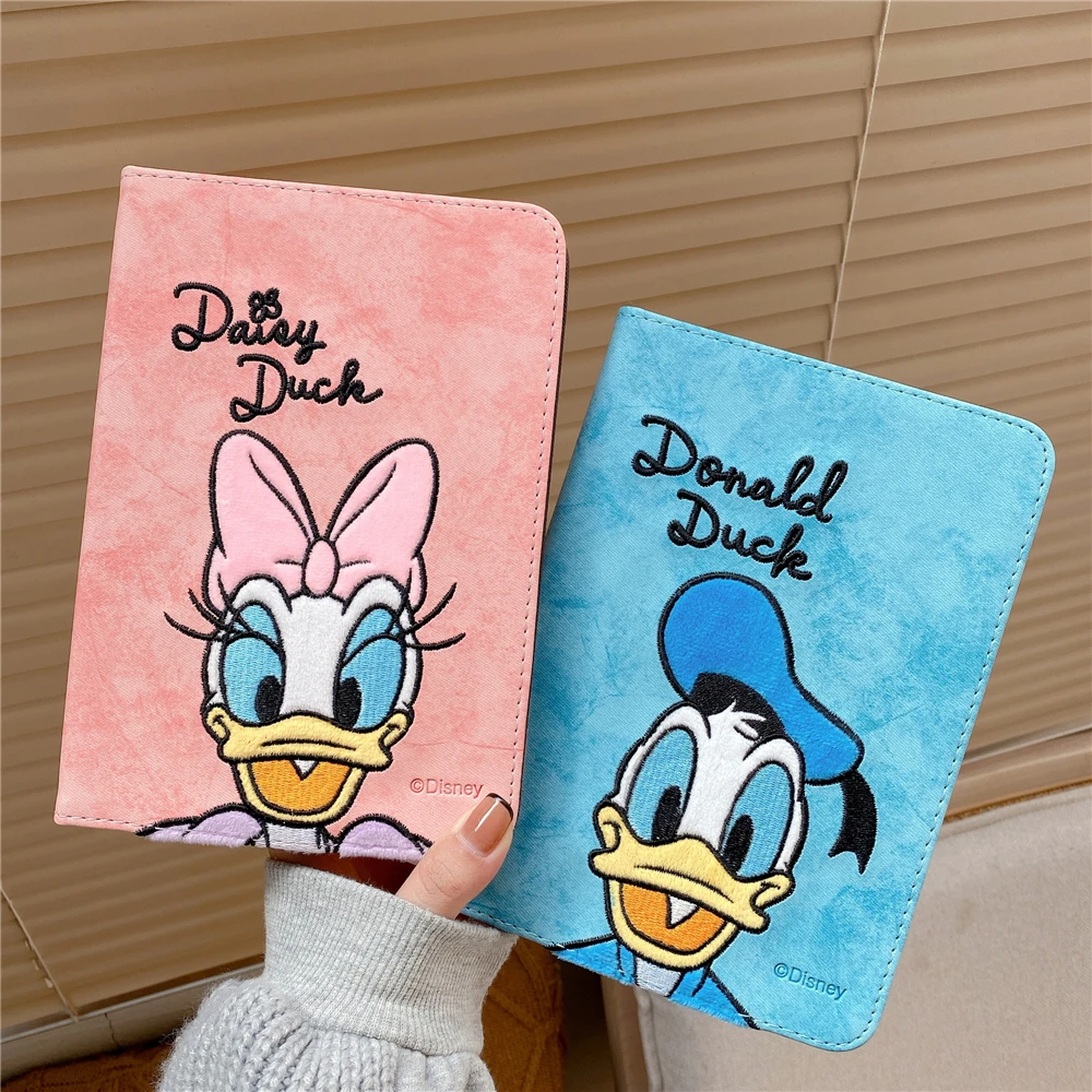 

Embroidered DuckTablet Beschermhoes for IPad Air 4 IPad Pro 2021 Cover IPad 10.5 IPad 7 8 9 Th IPad Mini 6 5 4 3 2 Ipad Cases