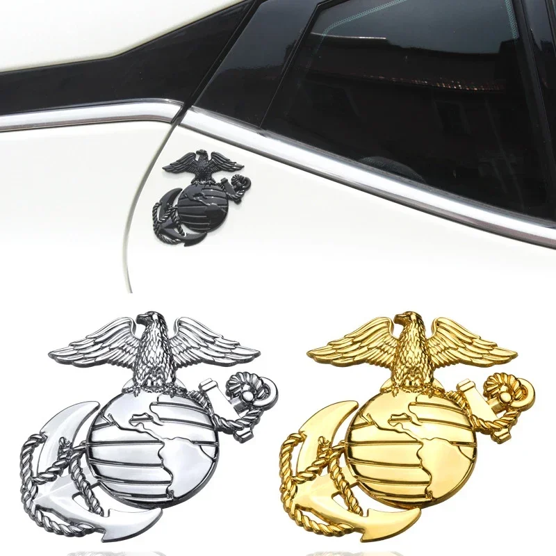 Металлическая Эмблема для кузова морской пехоты брызговик задний багажник